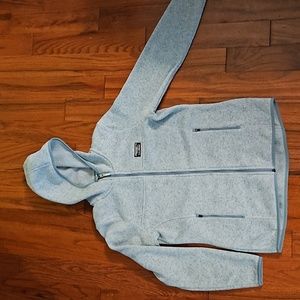 S Reg LL Bean sweater fleece coat